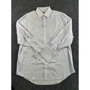 Charles Tyrwhitt Mens 17 36 Non Iron Classic Fit Dress Shirt Gingham Check